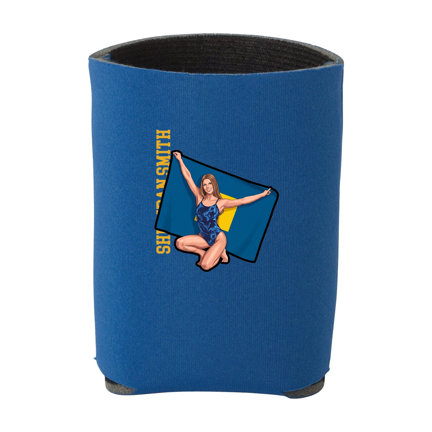 Can Holder — Name Vertical in Royal
