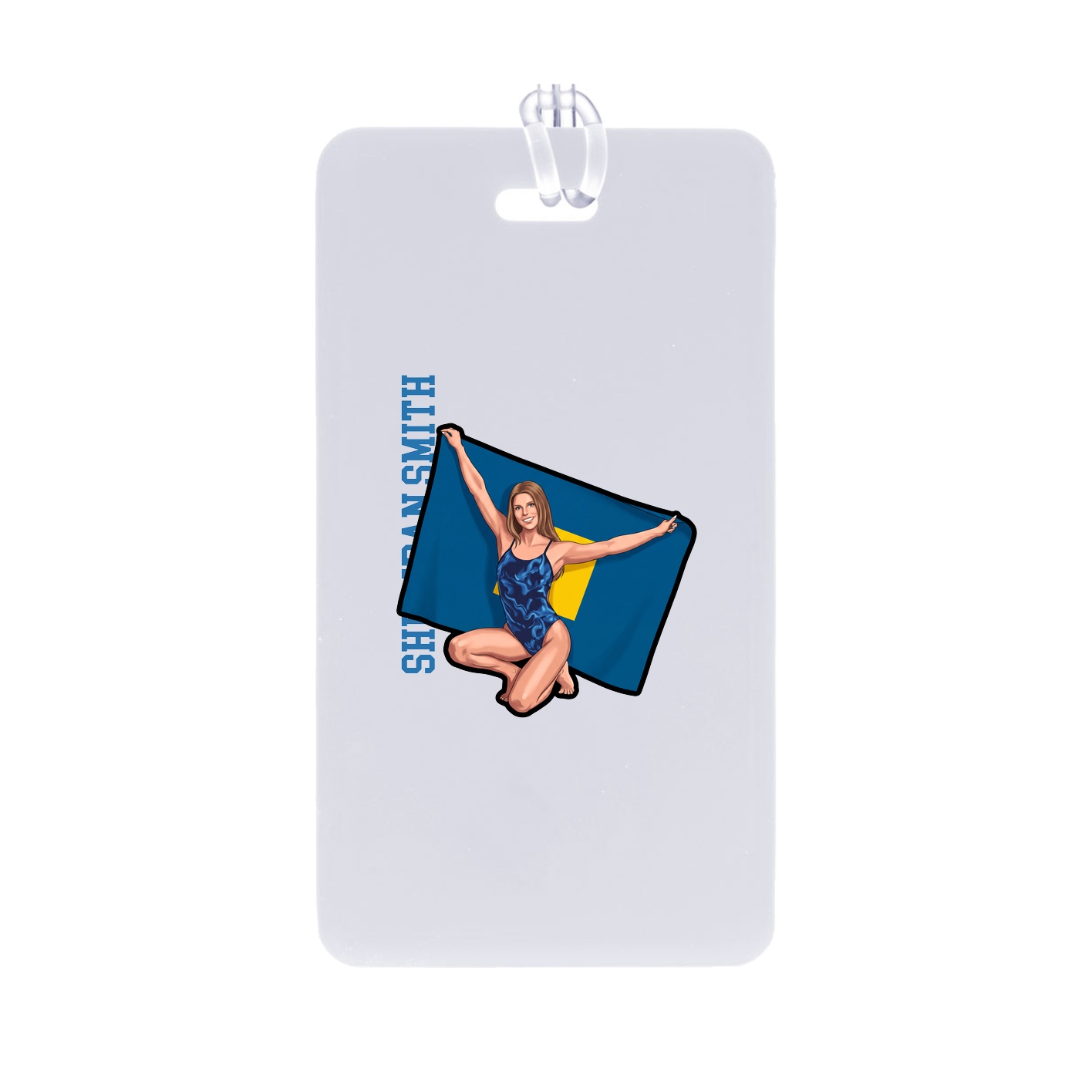 Bag Tag — Name Vertical in Classic