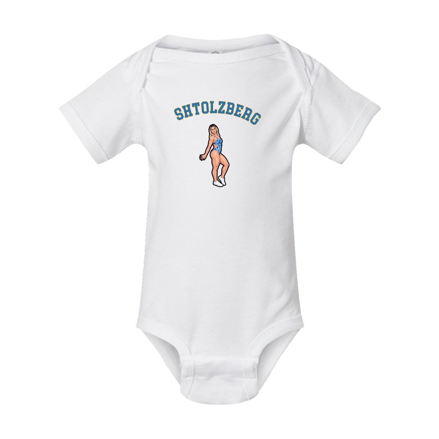 Baby Onesie — Shirsey Arch in White