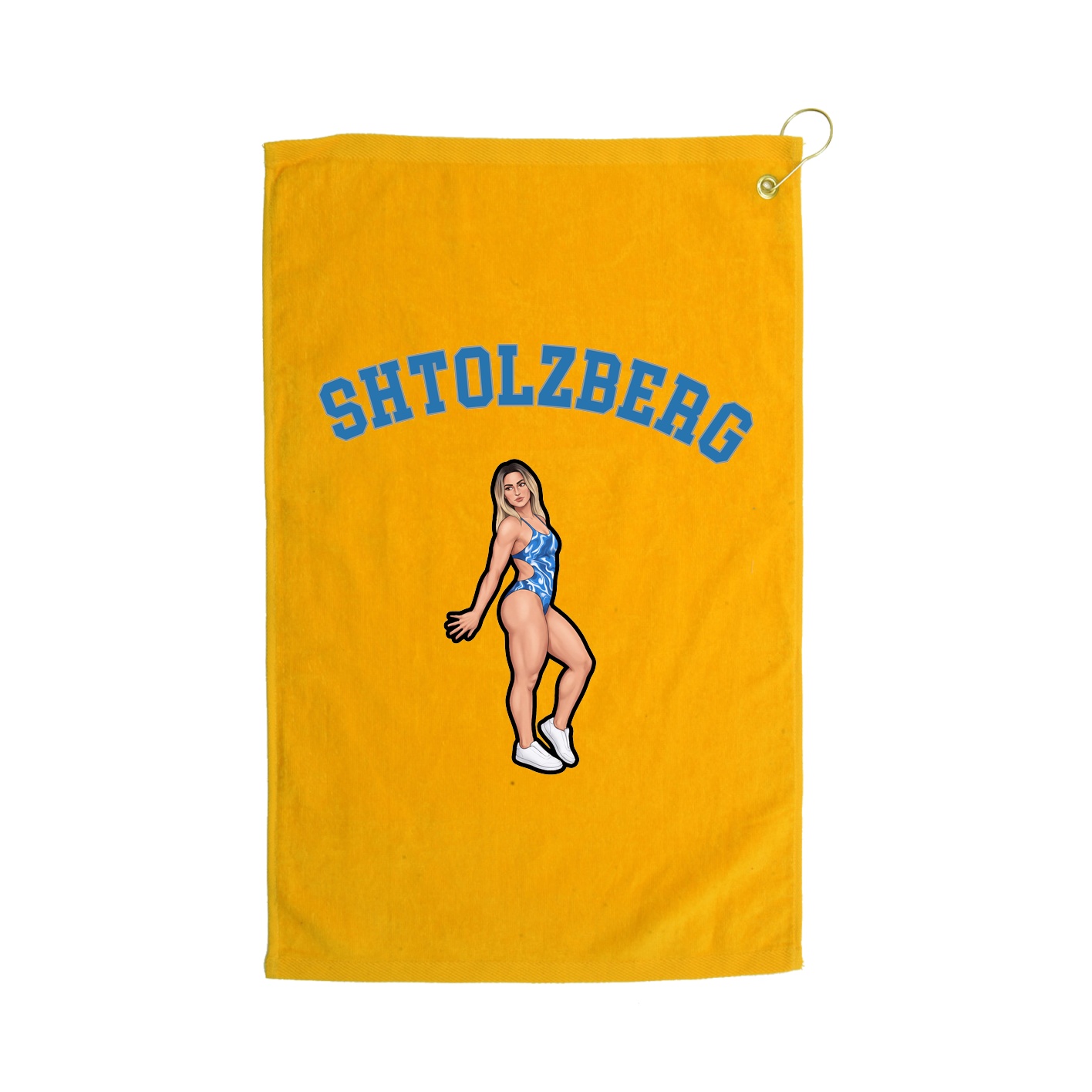 Golf Towel — Shirsey Arch in Gold