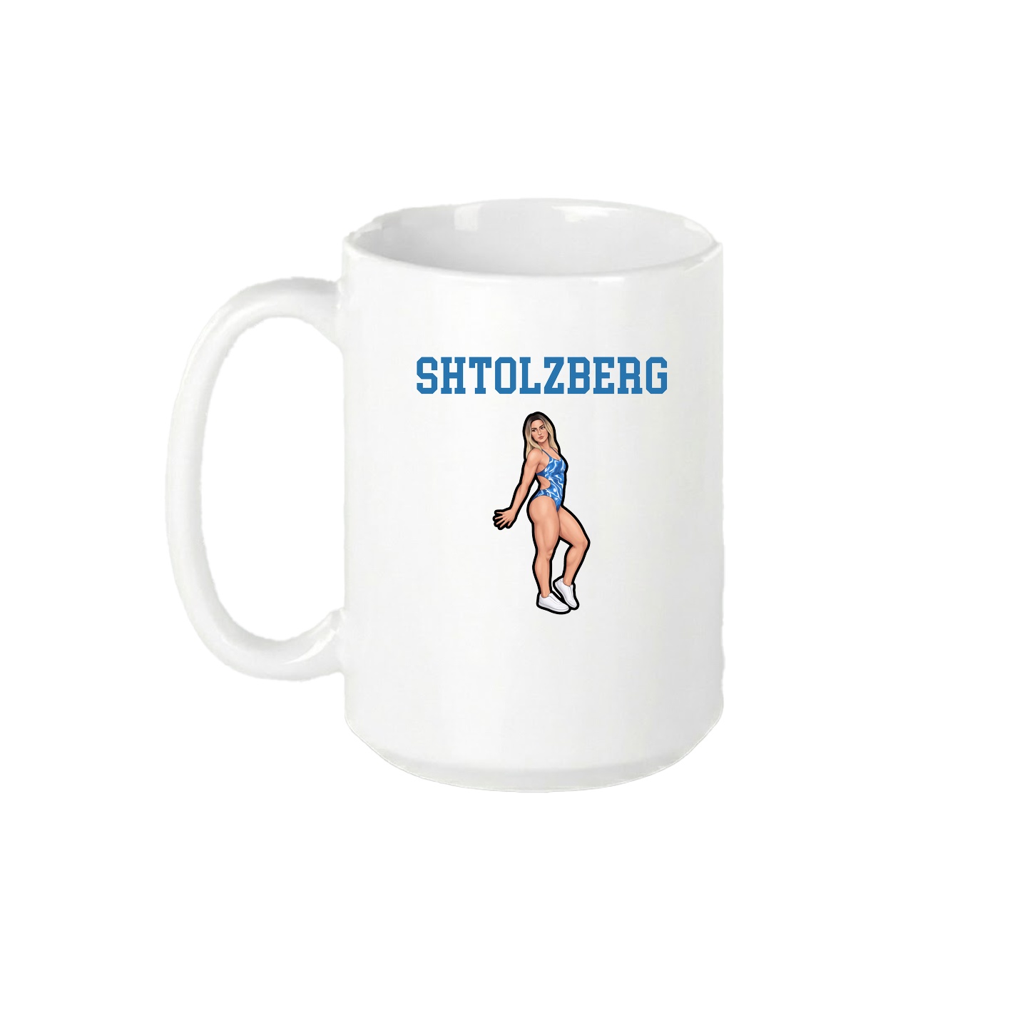 15oz Coffee Mug — Shirsey in White