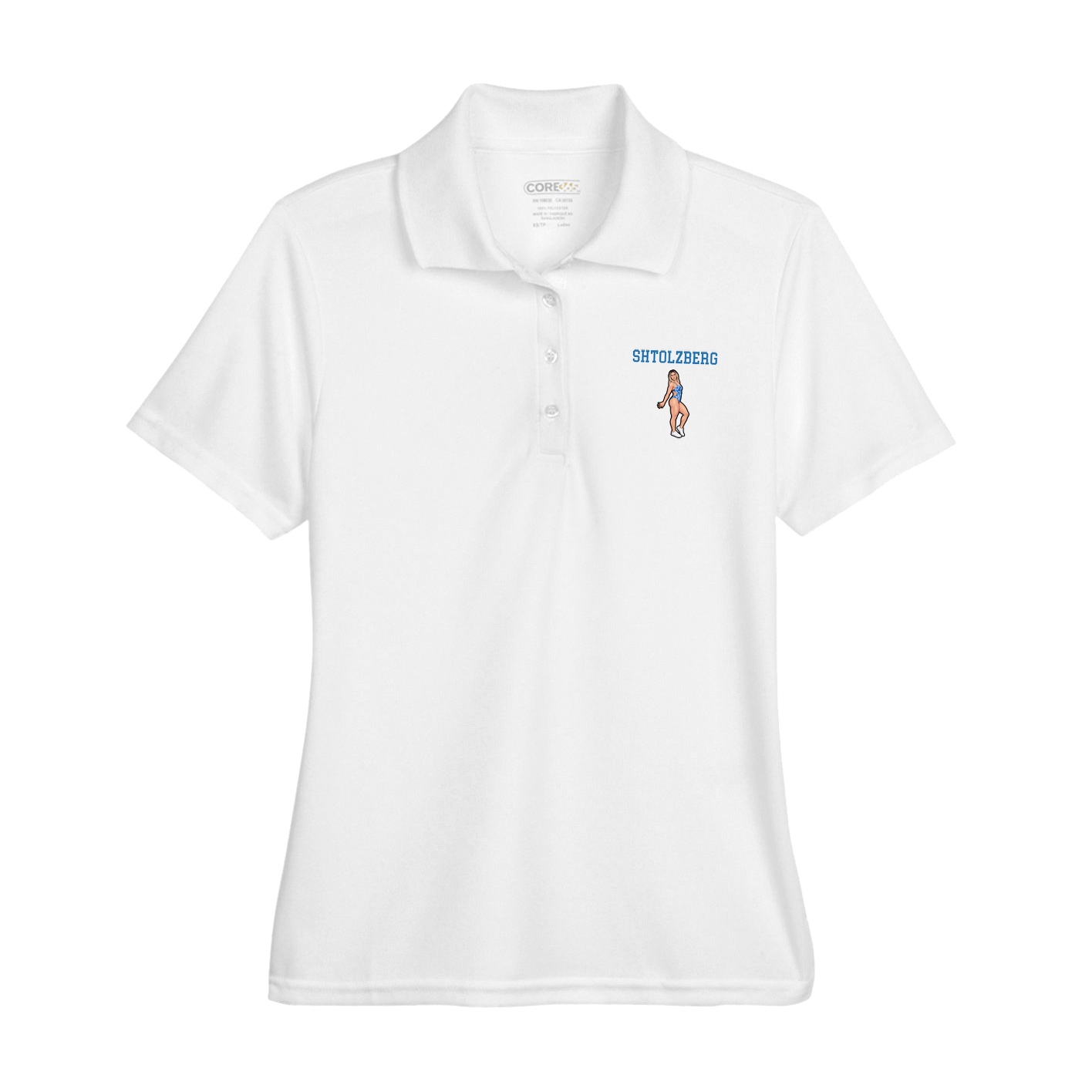 Womens Performance Polo — Shirsey in White