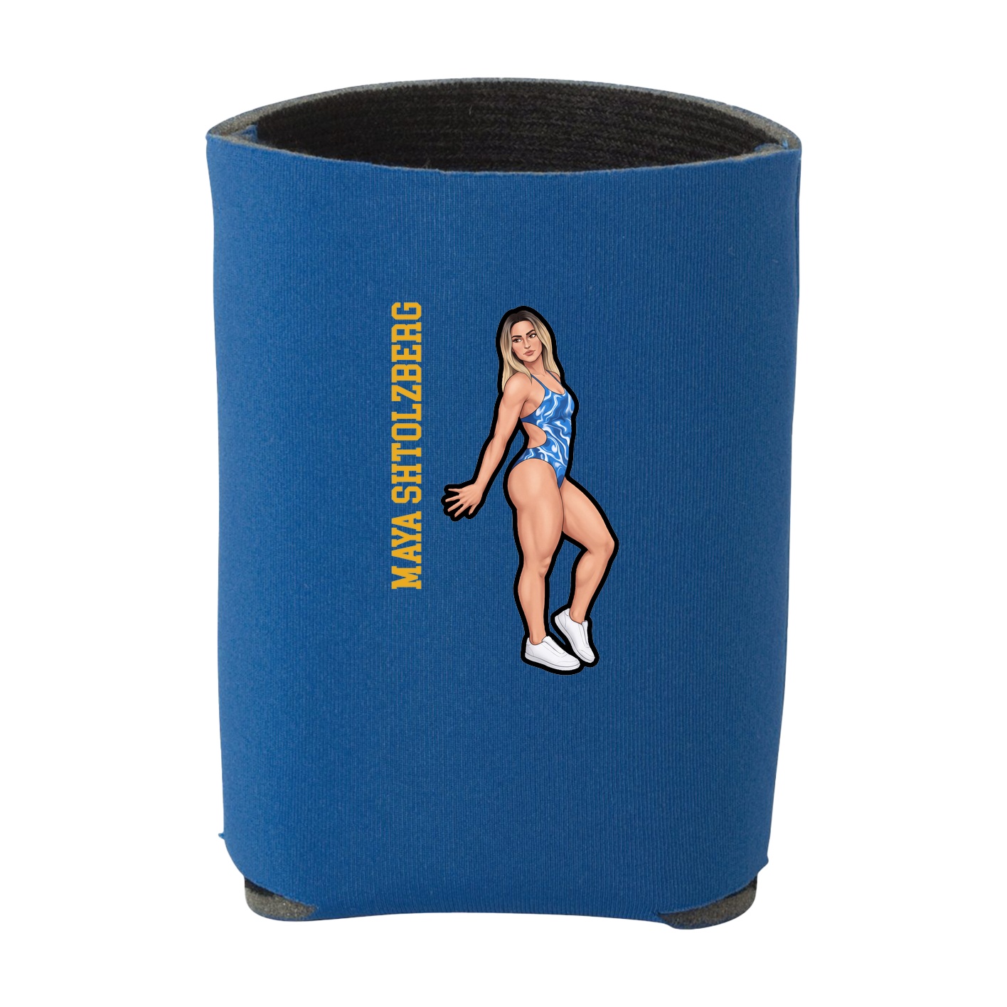 Can Holder — Name Vertical in Royal