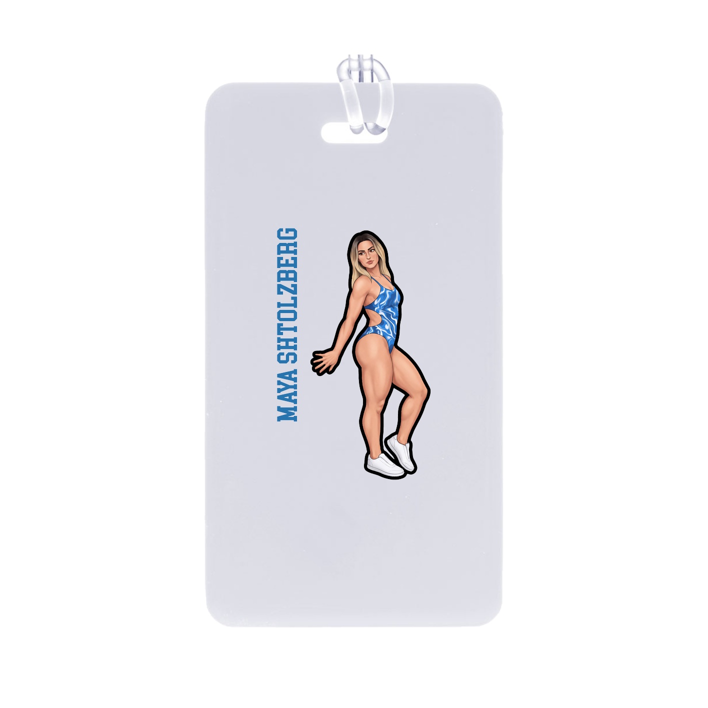 Bag Tag — Name Vertical in Classic