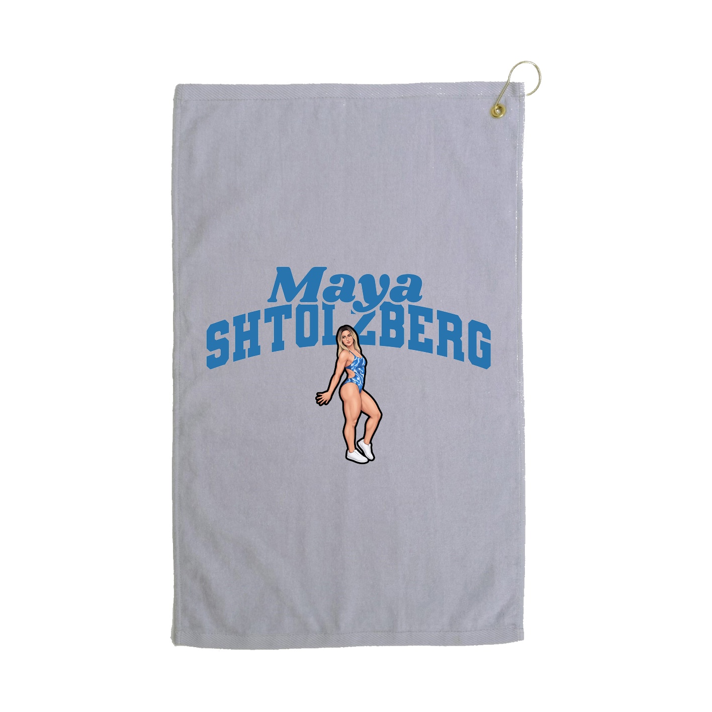 Golf Towel — Signature Arch in Grey