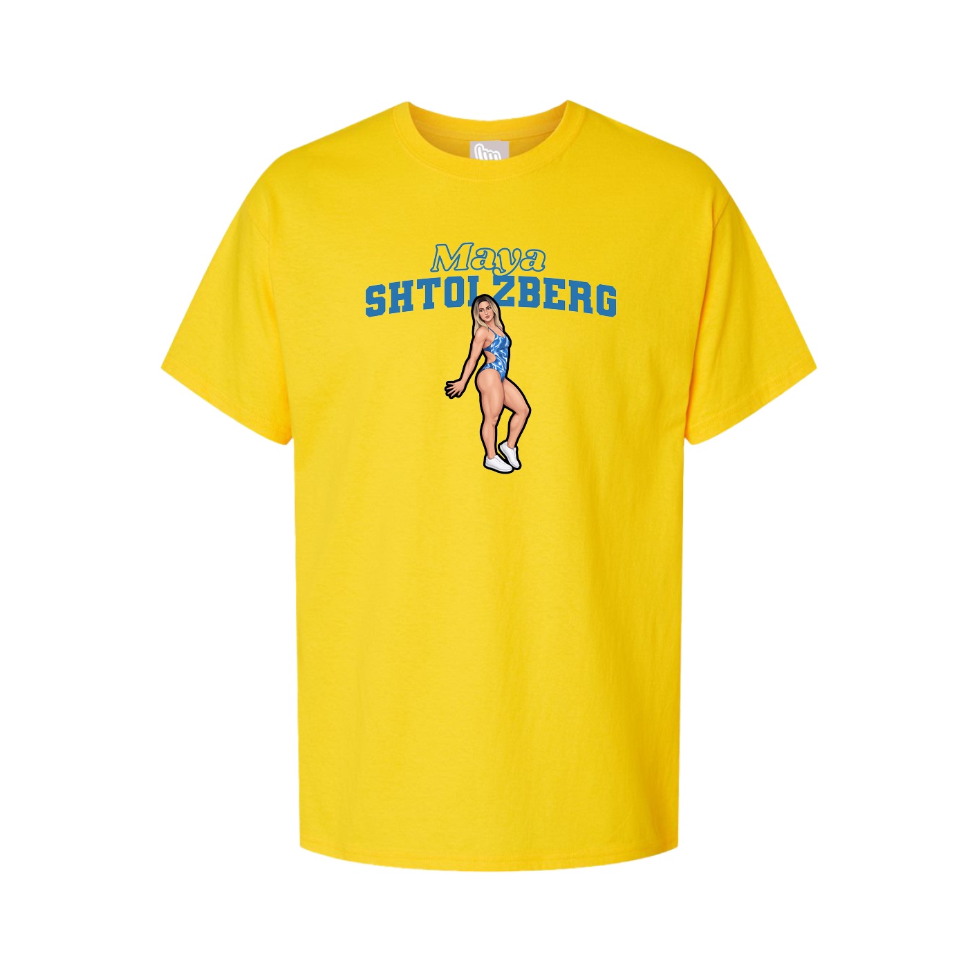 Youth Tee — Name Arch in Gold