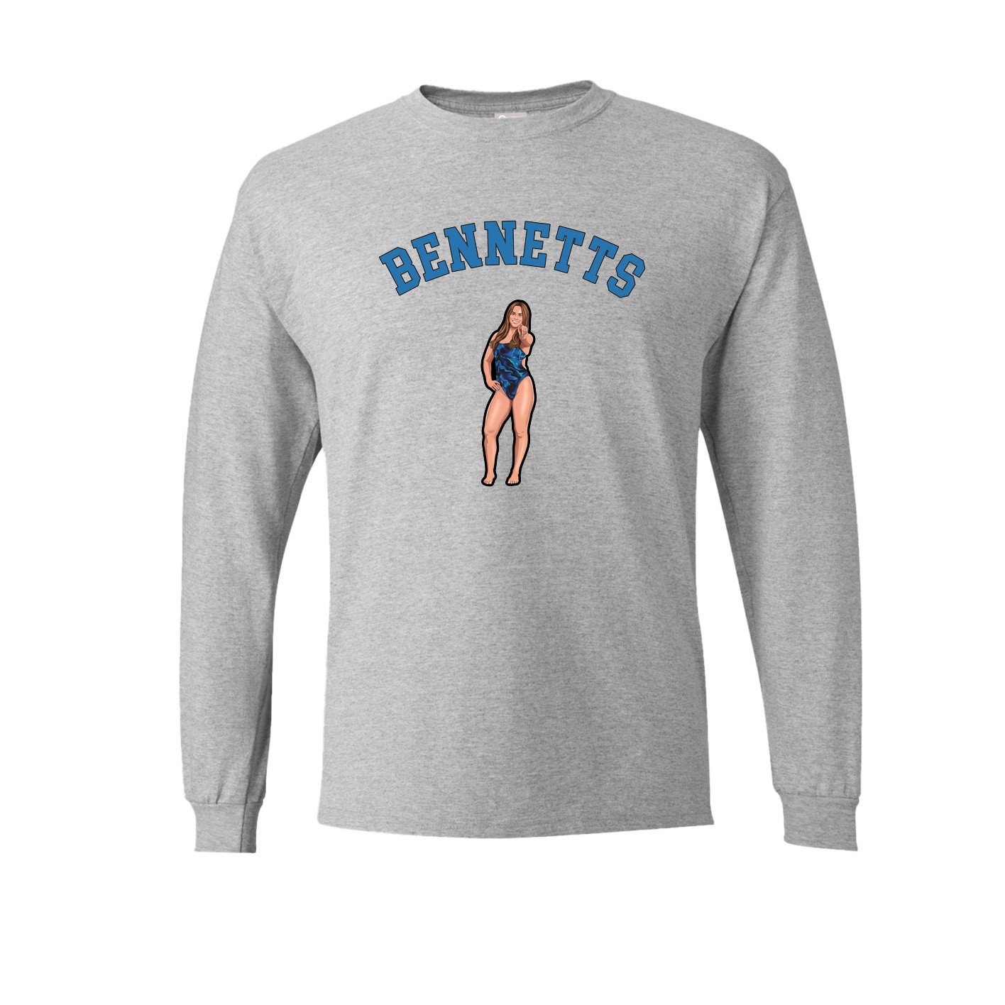 Long Sleeve Tee — Shirsey Arch in Grey