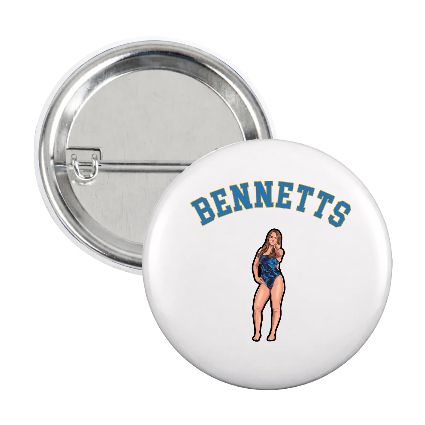 Game Day Button — Shirsey Arch in White