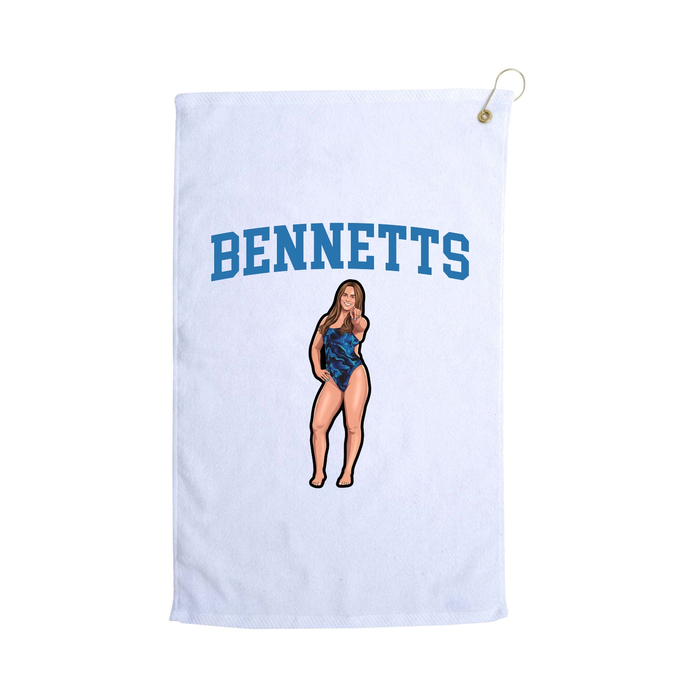 Golf Towel — Shirsey in White