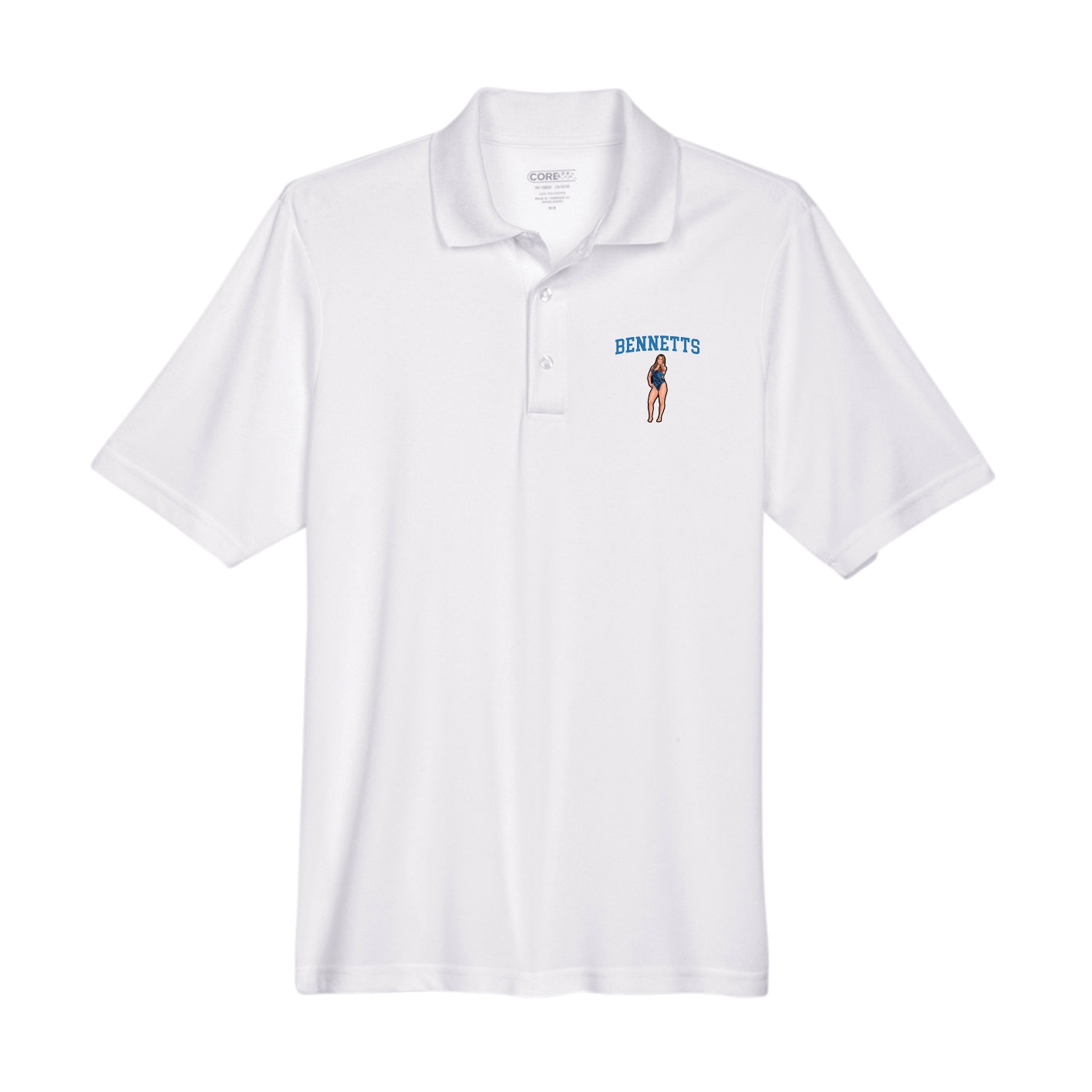 Performance Polo — Shirsey in White