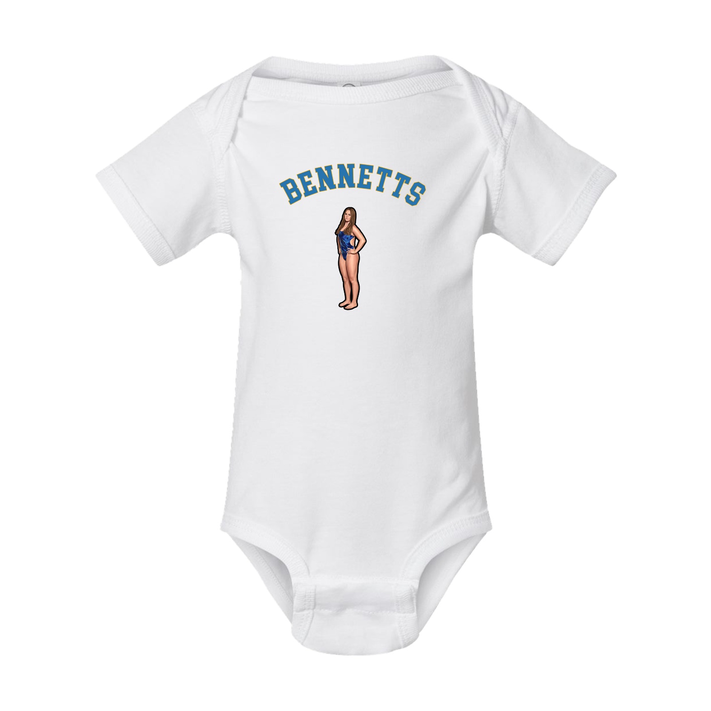Baby Onesie — Shirsey Arch in White