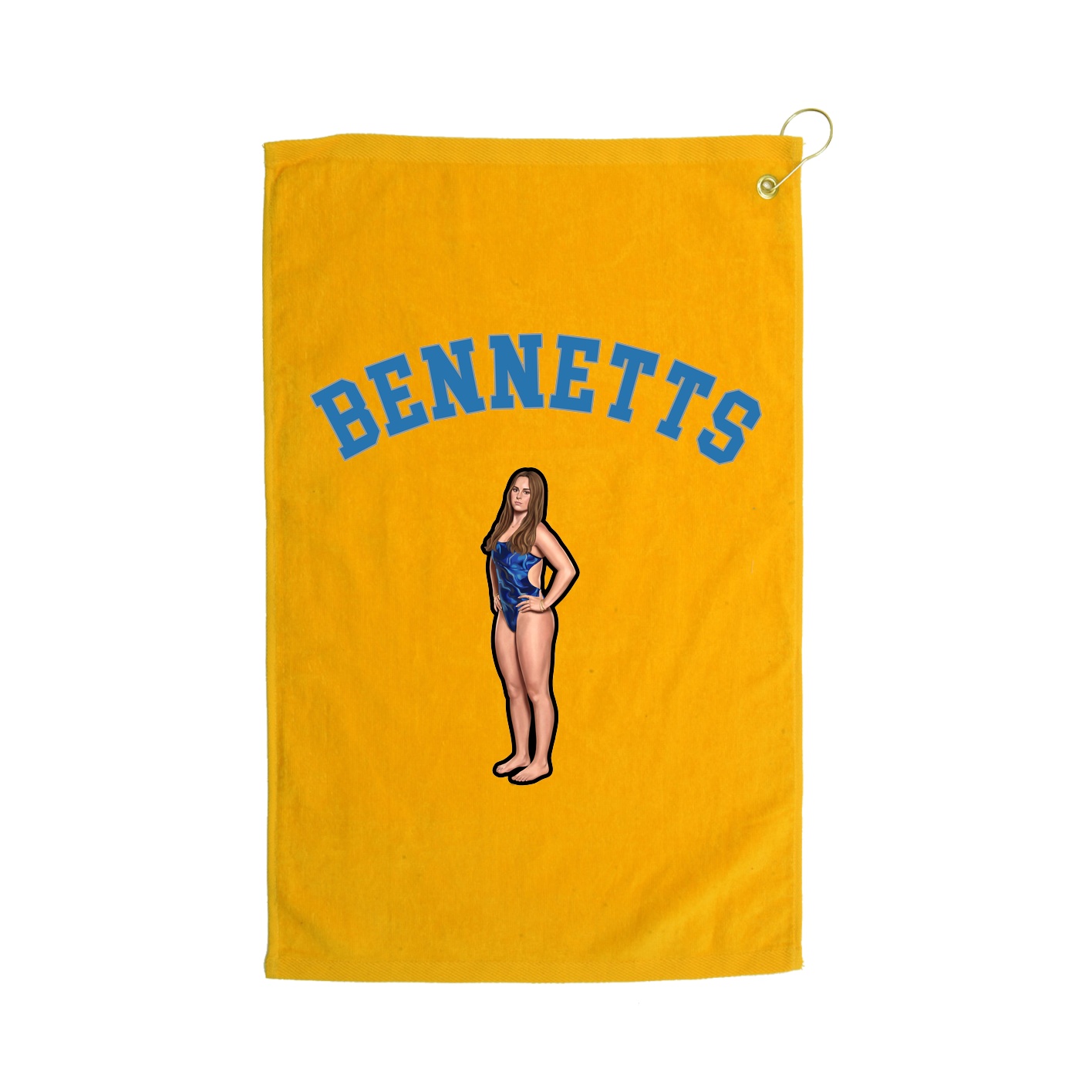 Golf Towel — Shirsey Arch in Gold