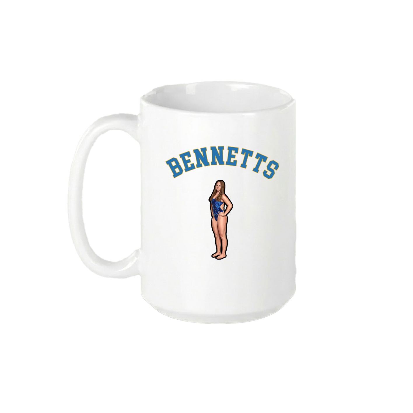 15oz Coffee Mug — Shirsey Arch in White