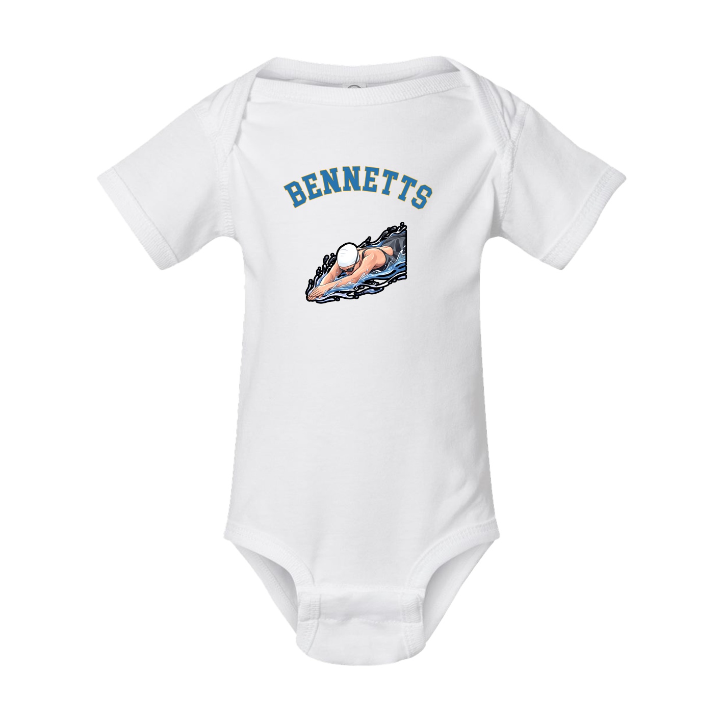 Baby Onesie — Shirsey Arch in White
