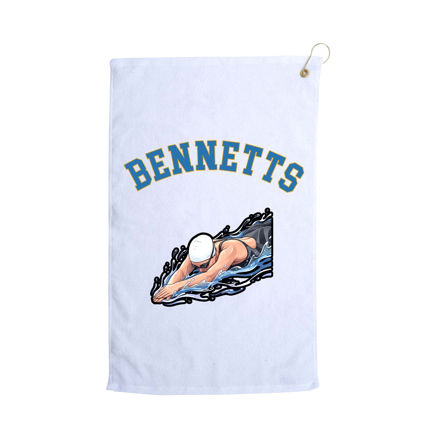 Golf Towel — Shirsey Arch in White