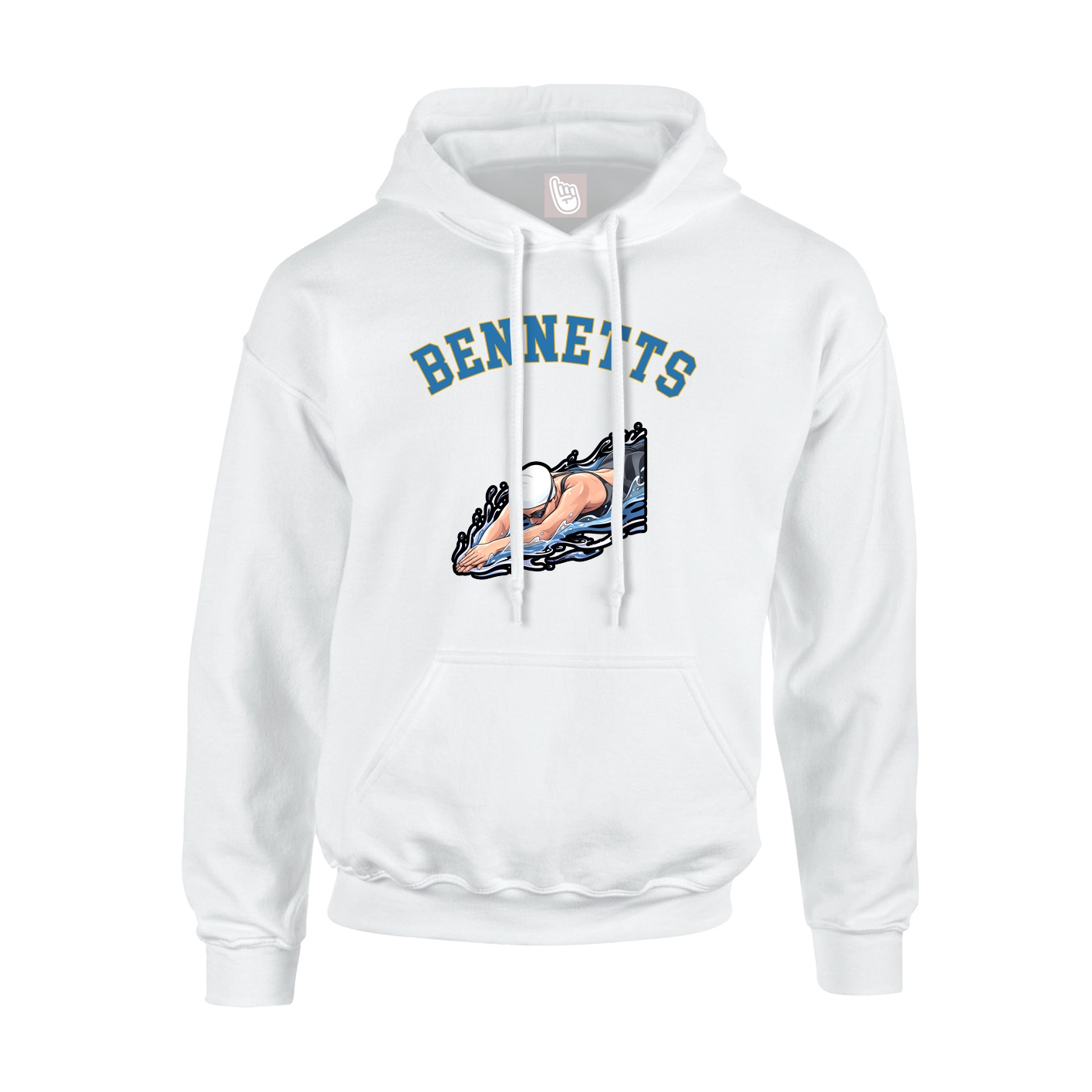 Hoodie — Shirsey Arch in White