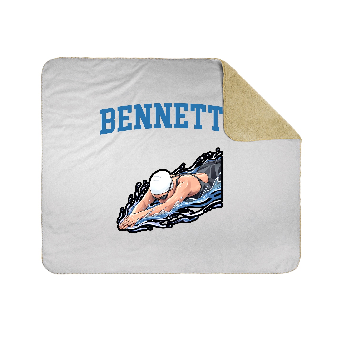 Throw Blanket — Shirsey in White