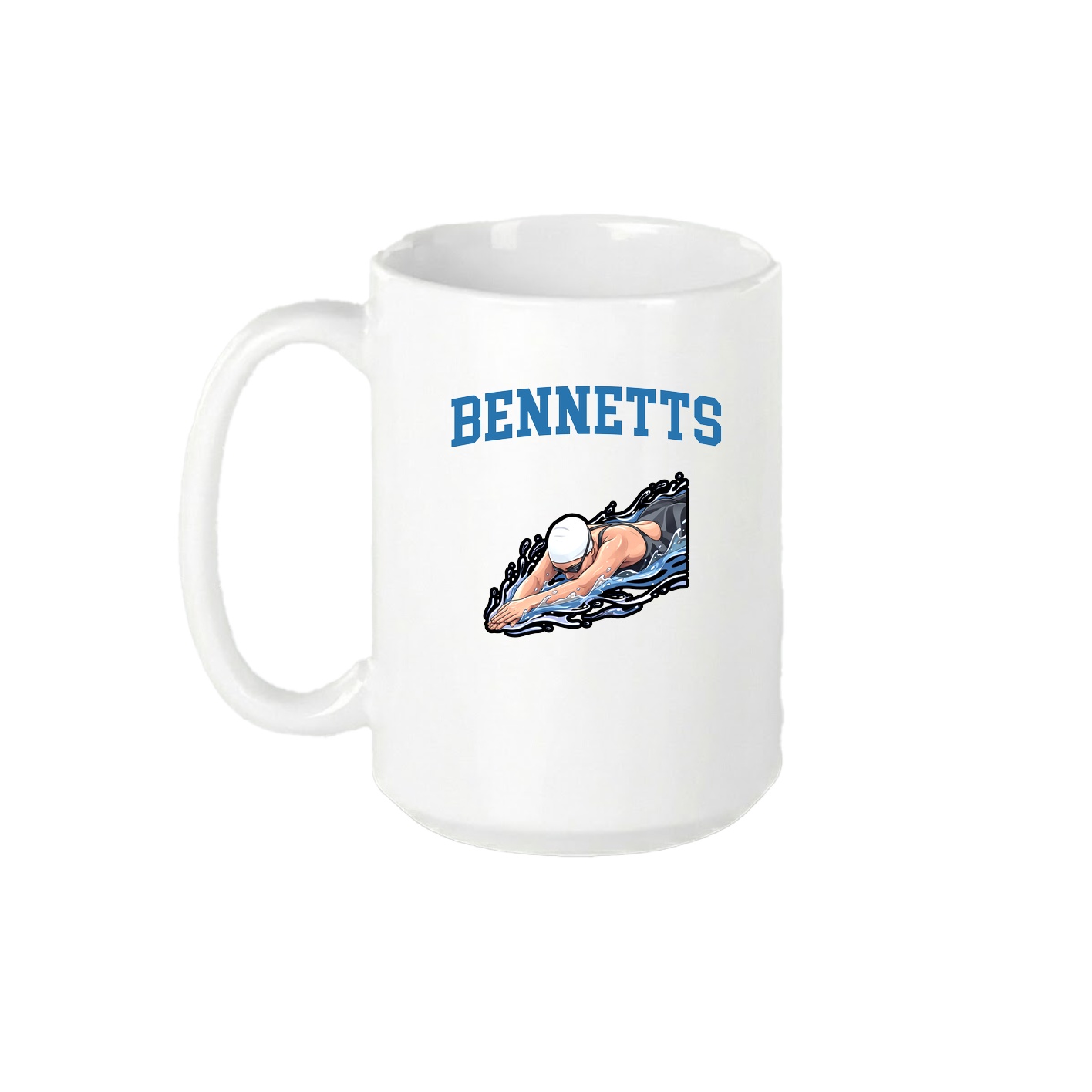 15oz Coffee Mug — Shirsey in White