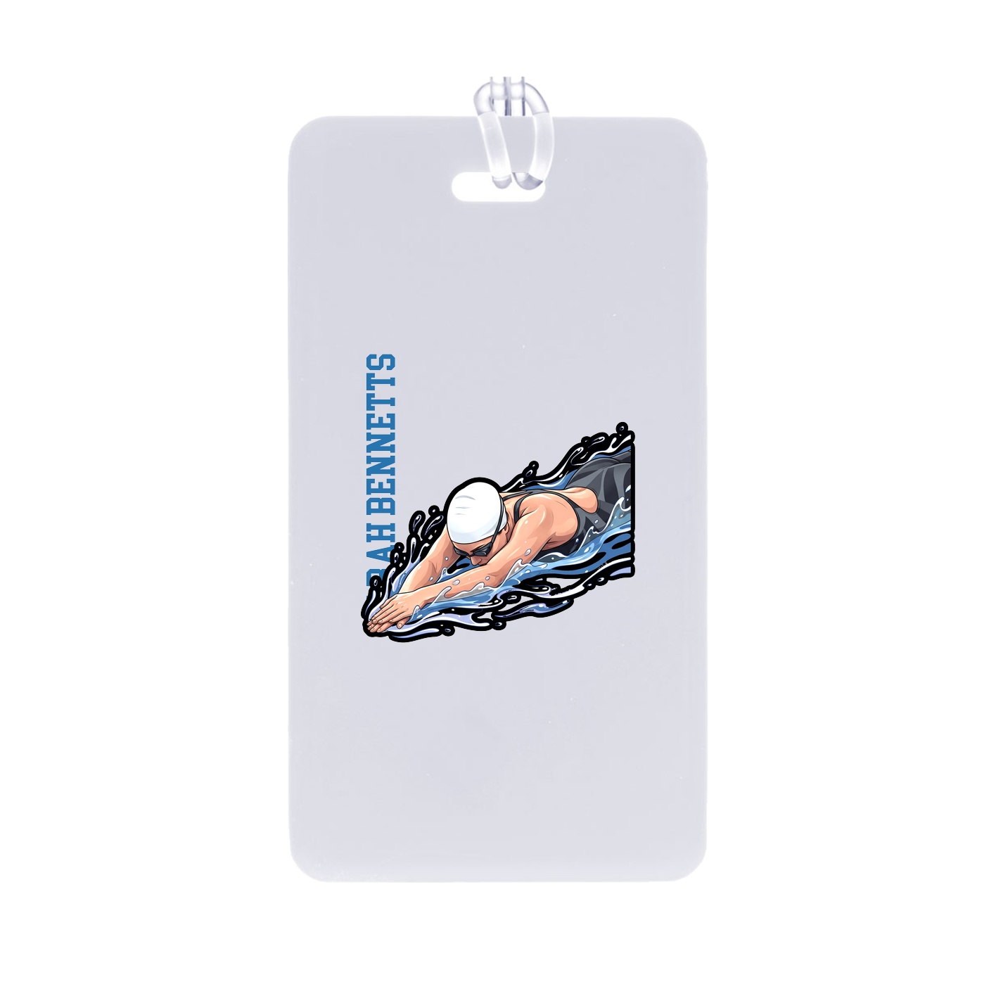 Bag Tag — Name Vertical in Classic