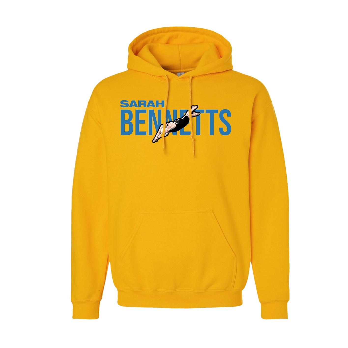 Youth Hoodie — Player Name in Gold