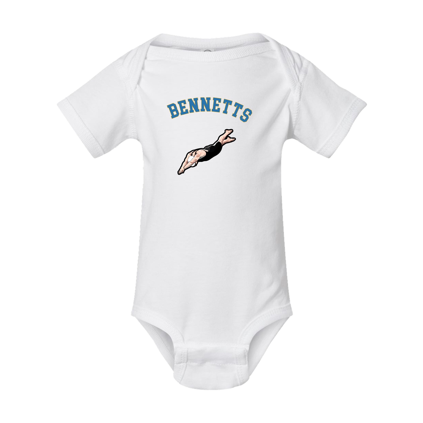 Baby Onesie — Shirsey Arch in White