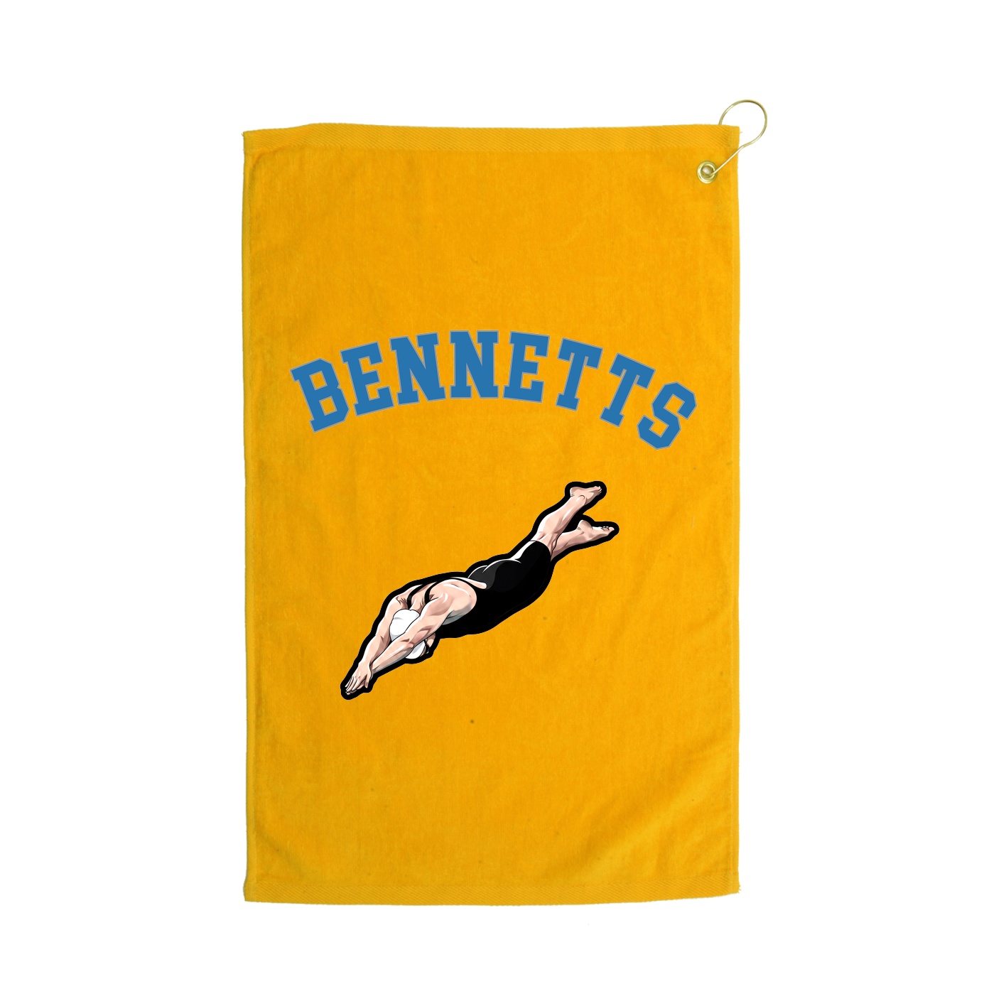 Golf Towel — Shirsey Arch in Gold
