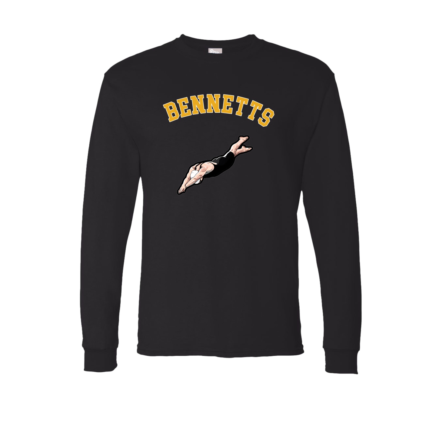 Long Sleeve Tee — Shirsey Arch in Black