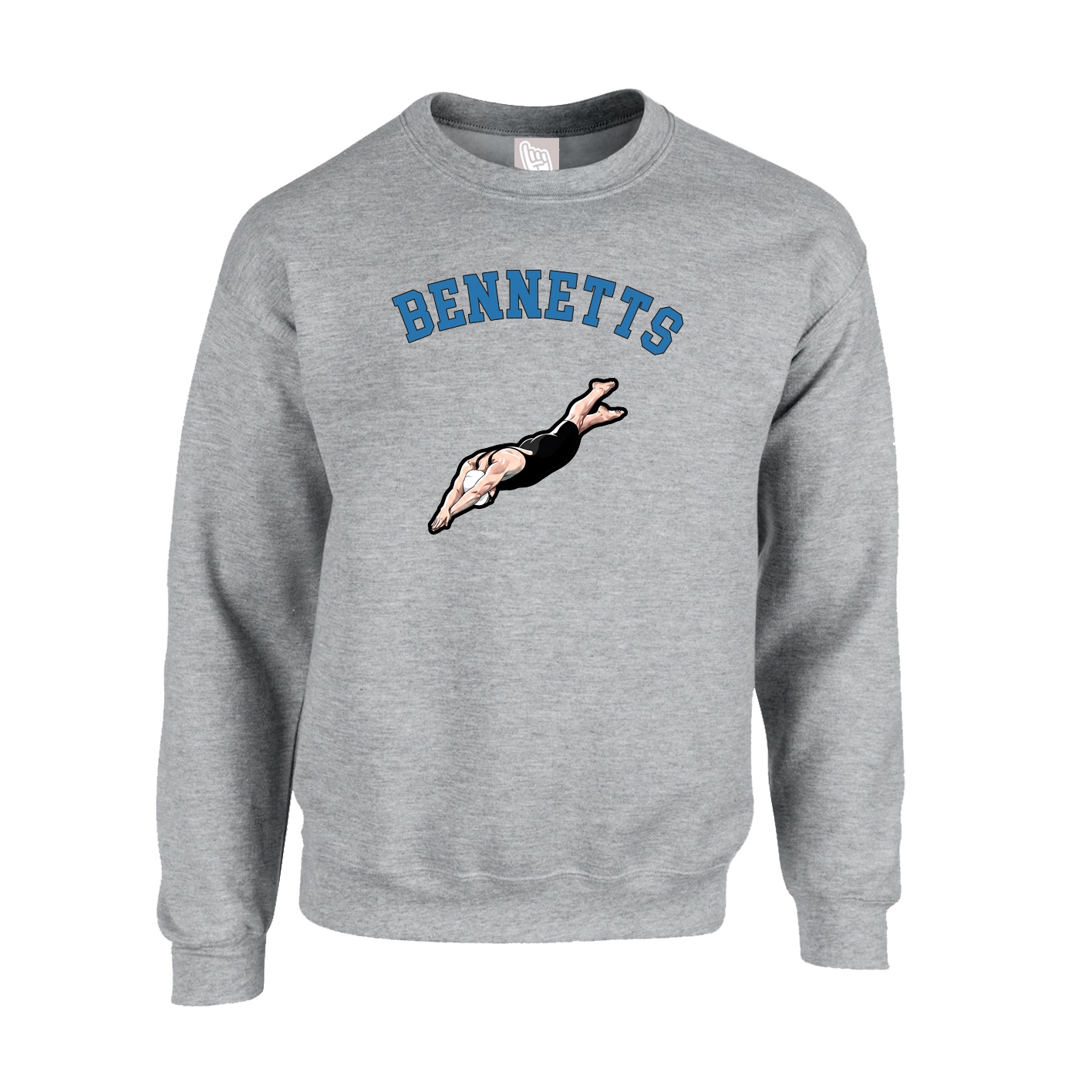 Fleece Crew — Shirsey Arch in Grey