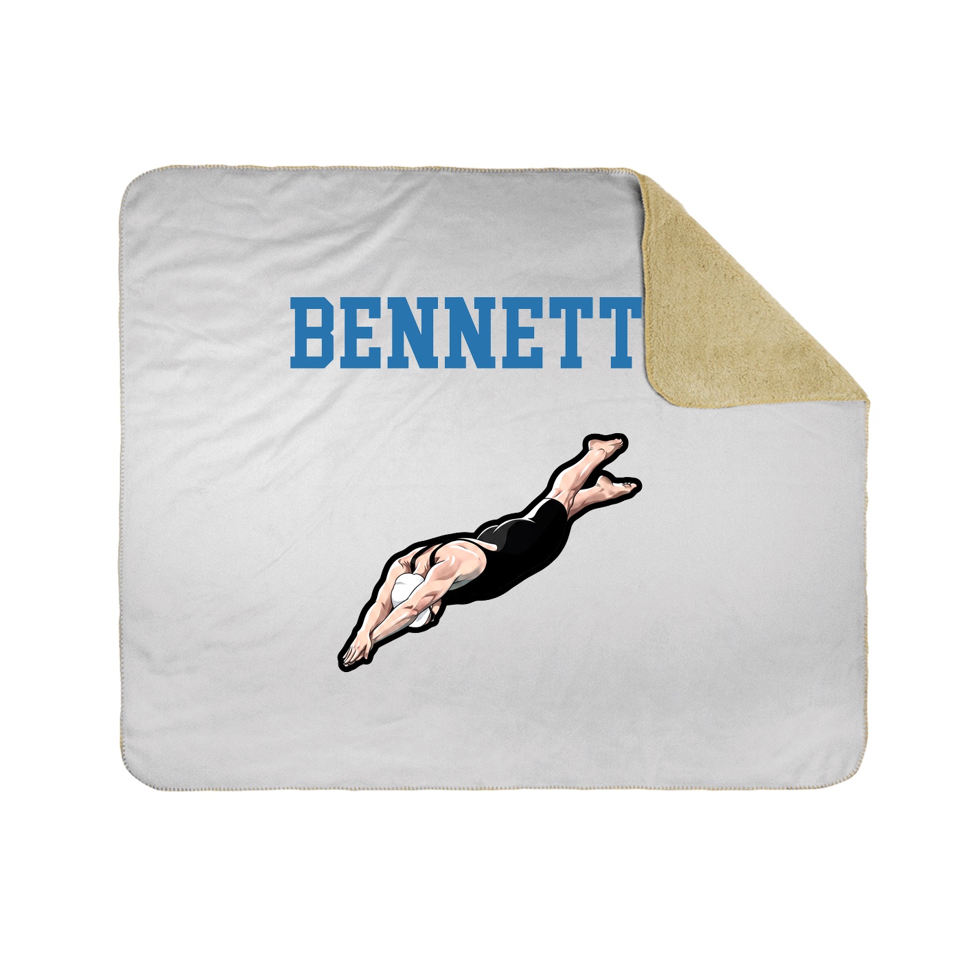 Throw Blanket — Shirsey in White