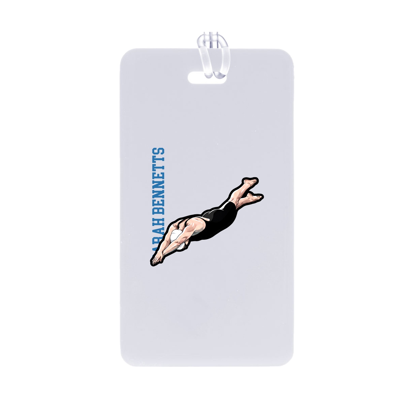 Bag Tag — Name Vertical in Classic
