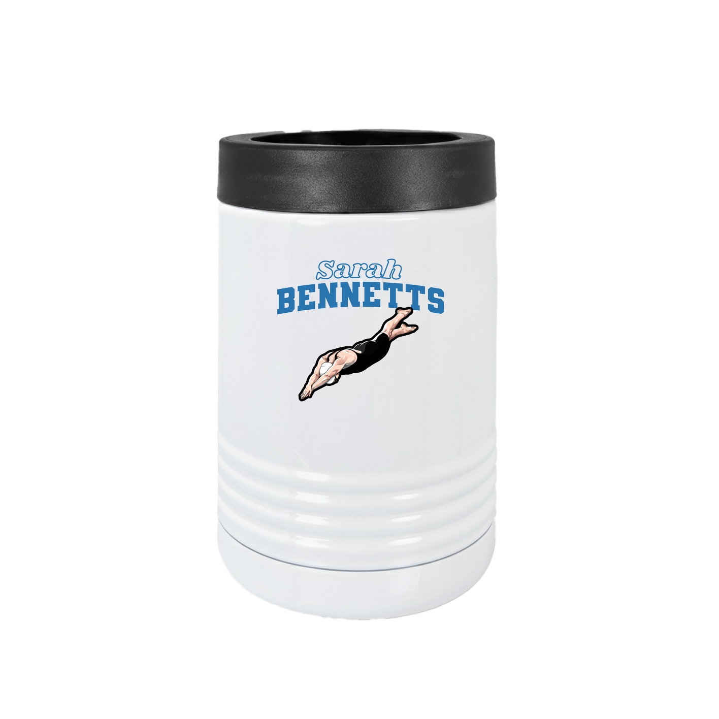 Beverage Holder — Name Arch in White