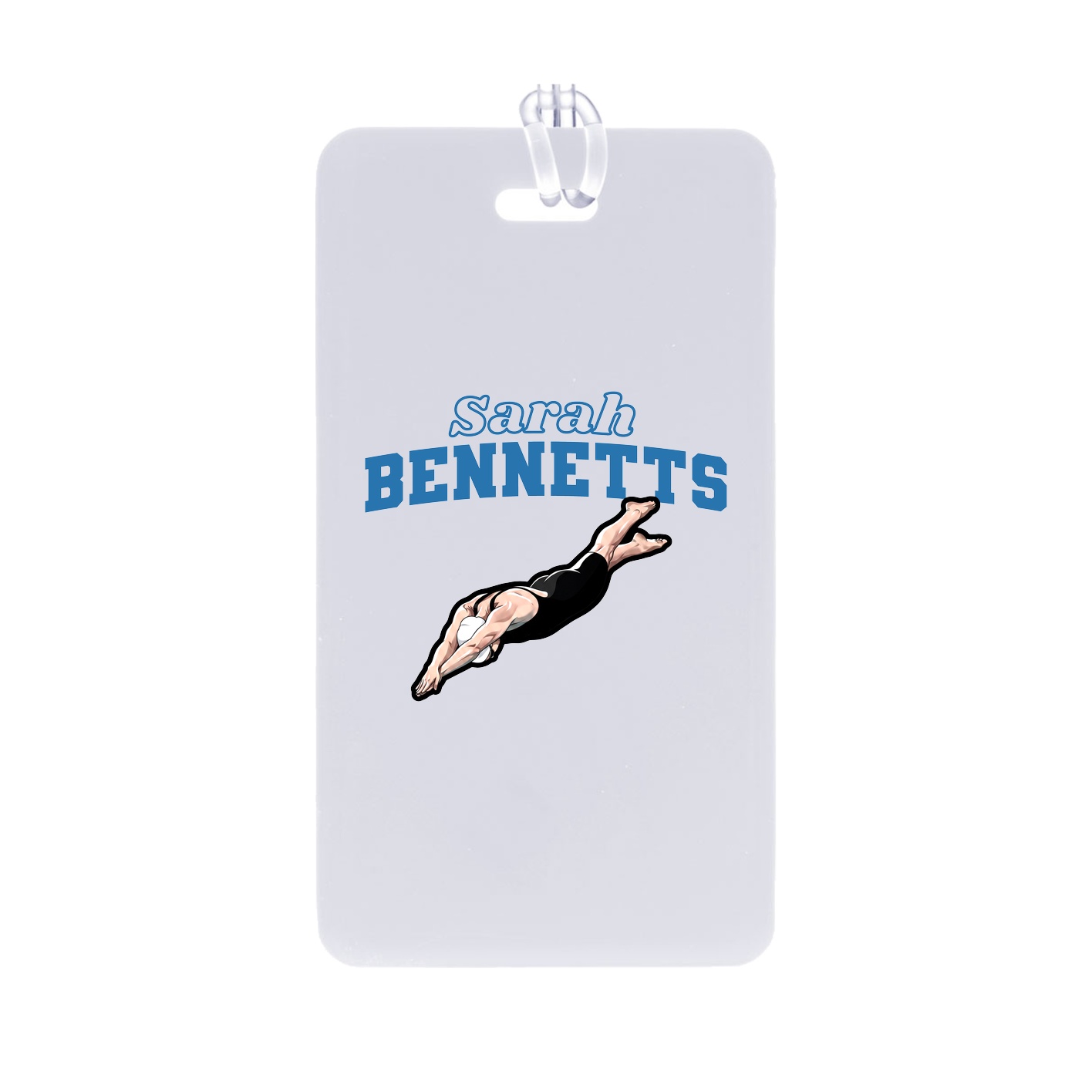 Bag Tag — Name Arch in Classic
