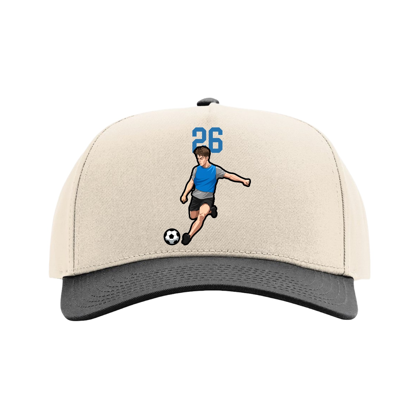 Full Fabric Five-Panel Champ Cap