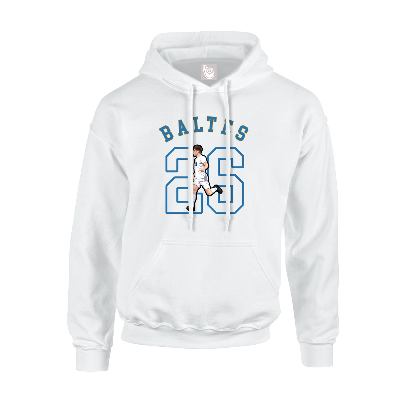 Hoodie — Shirsey Arch in White
