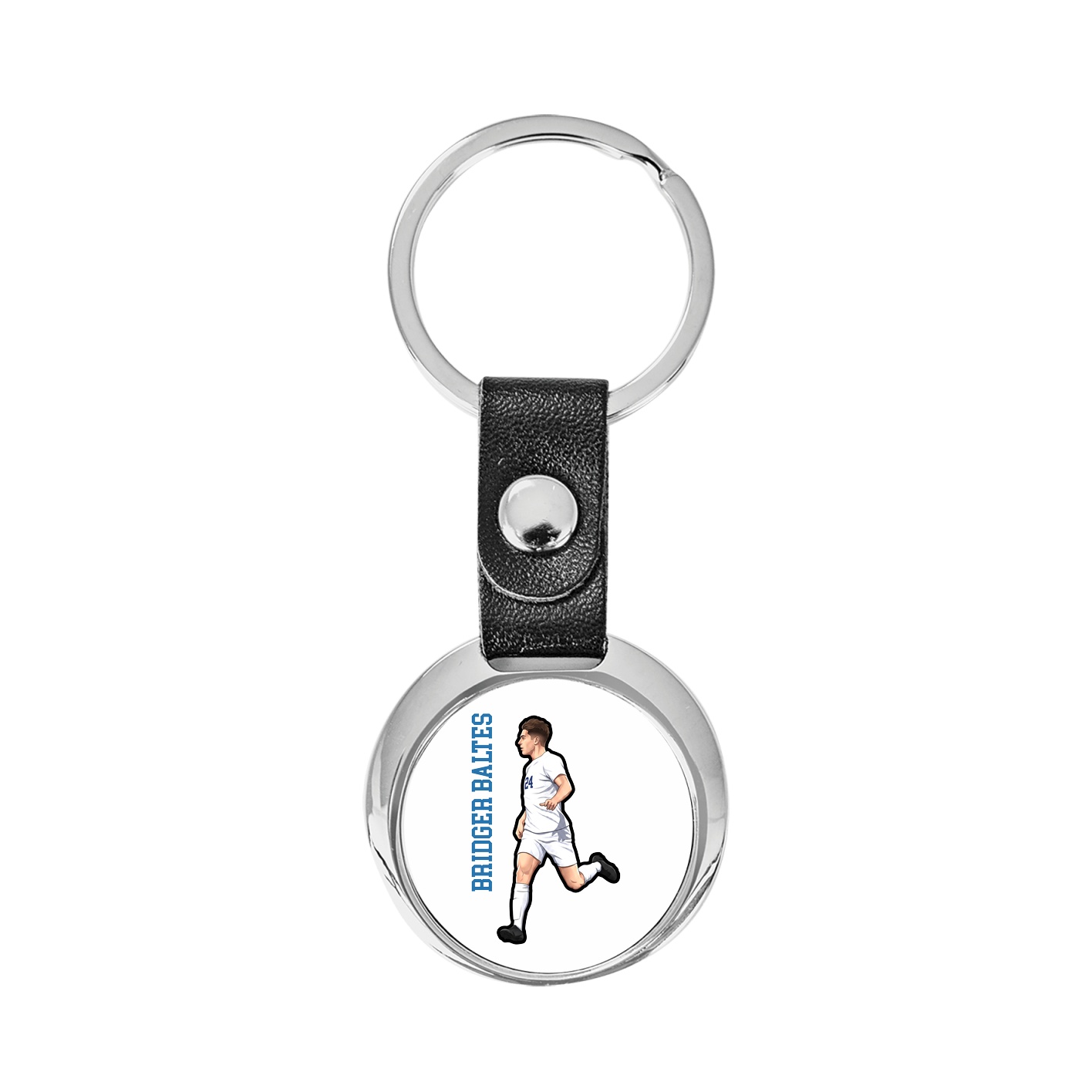 Key Chain — Name Vertical in Classic