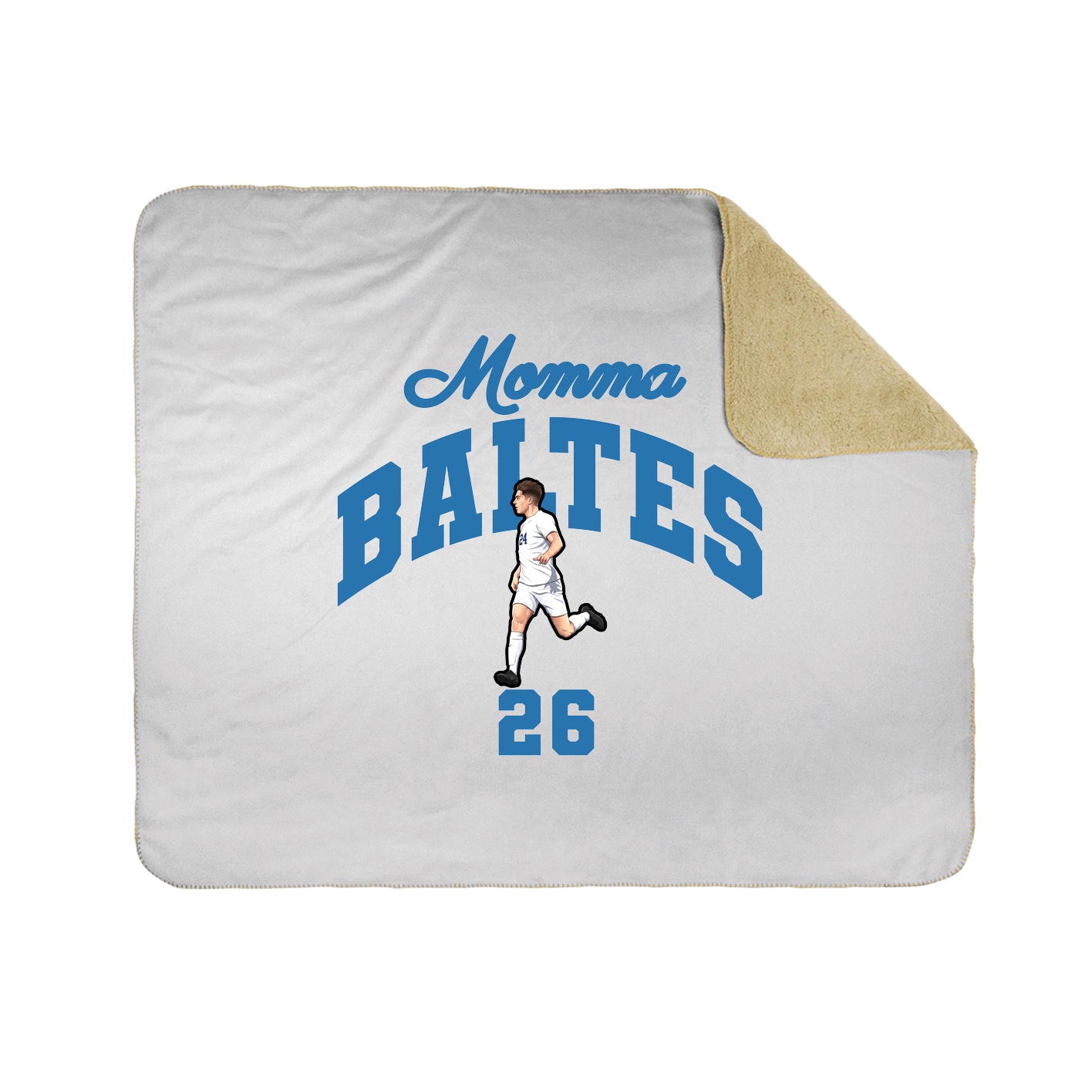 Throw Blanket — Mothers Day Arch in White