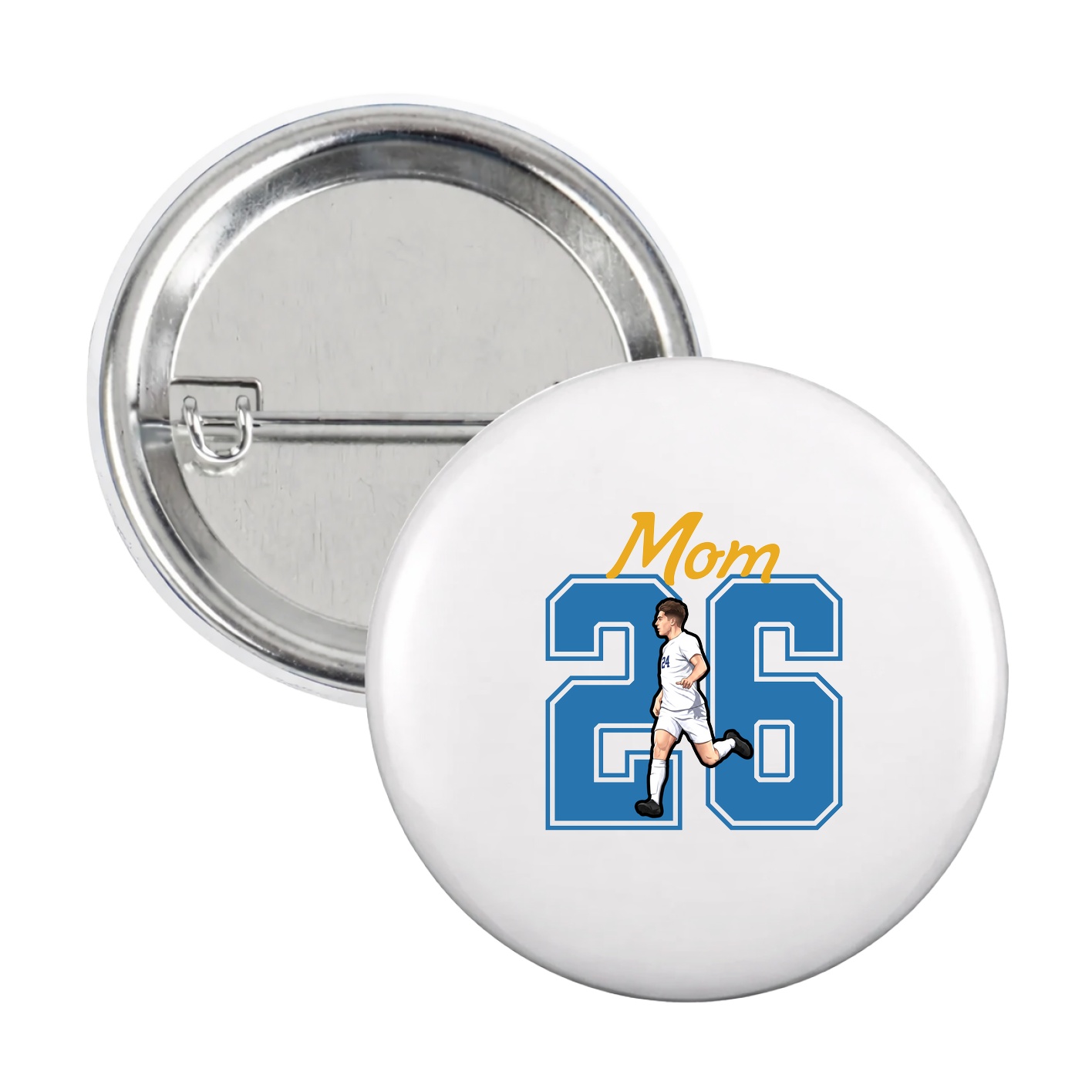 Game Day Button — Mothers Day Shirsey in White