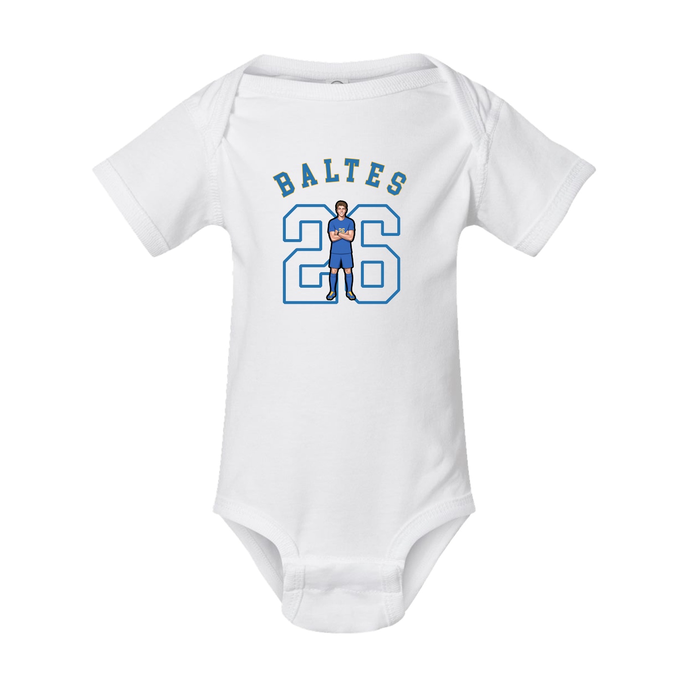 Baby Onesie — Shirsey Arch in White