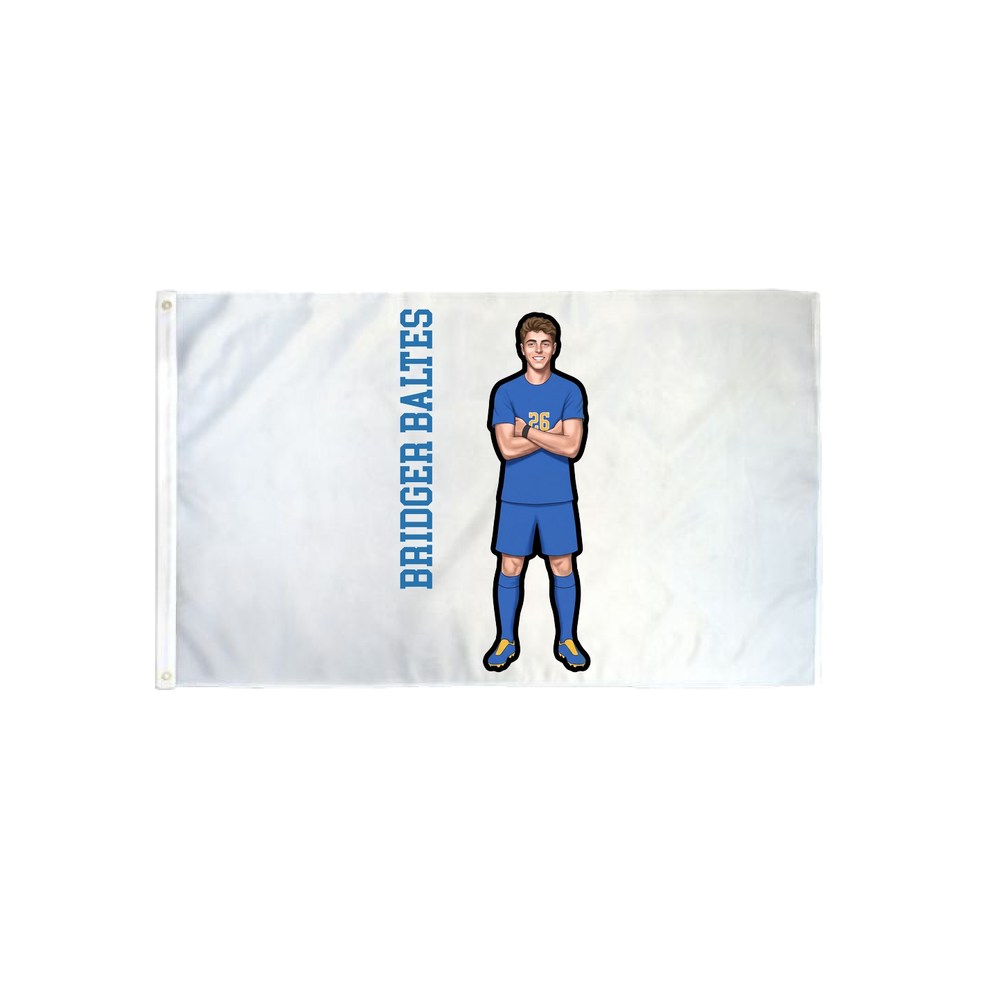 3x5 Flag — Name Vertical in Classic