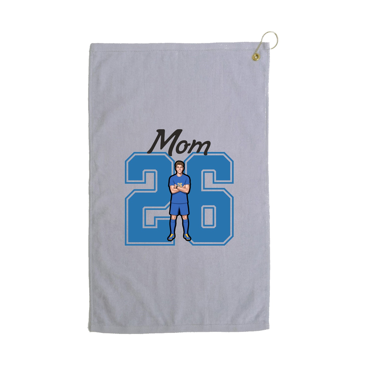 Golf Towel — Mothers Day Shirsey in Grey