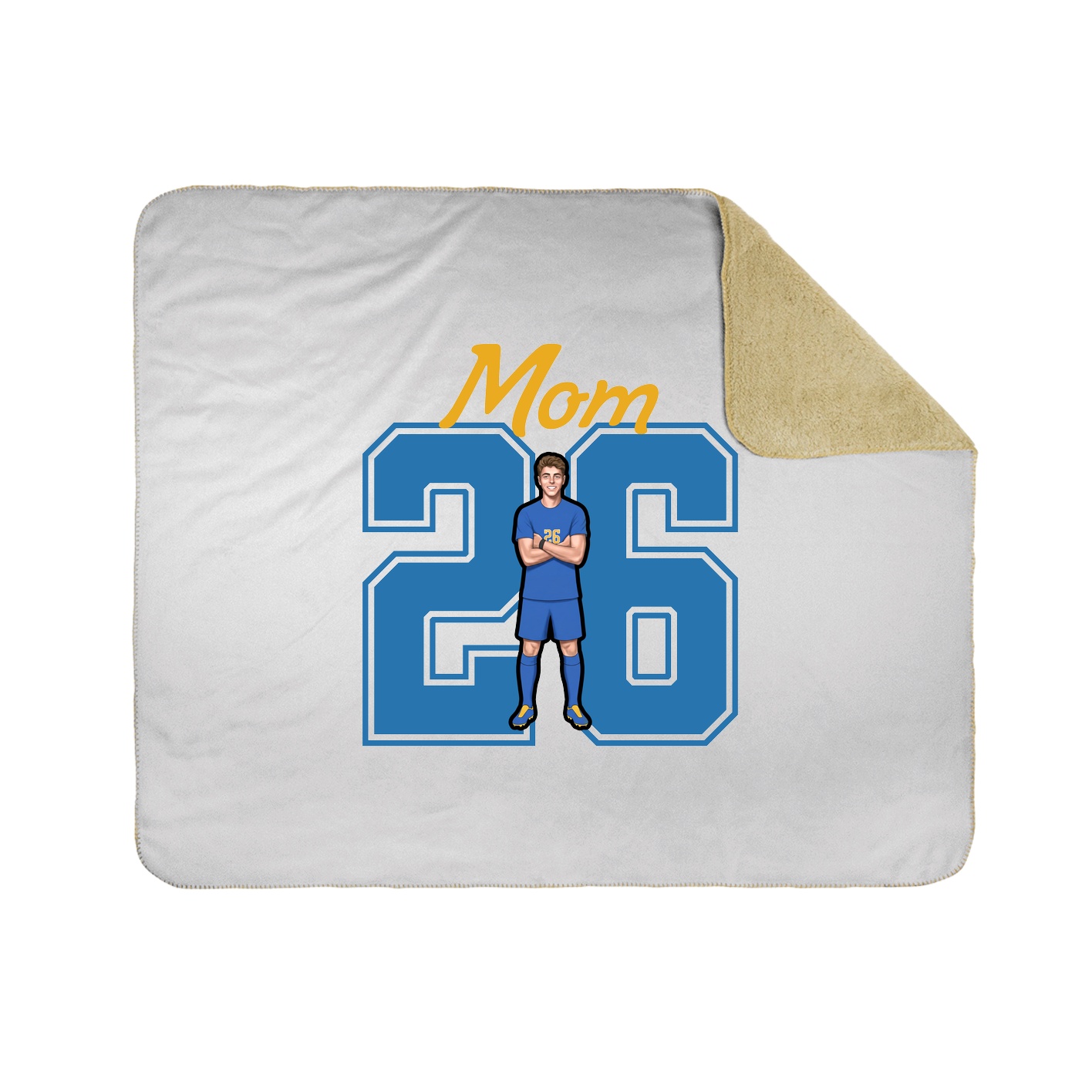 Throw Blanket — Mothers Day Shirsey in White