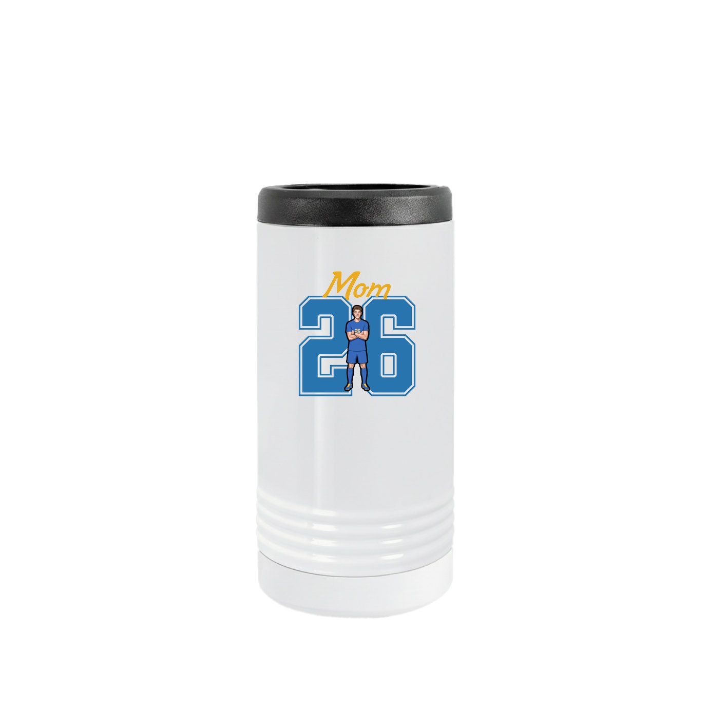 Slim Beverage Holder — Mothers Day Shirsey in White