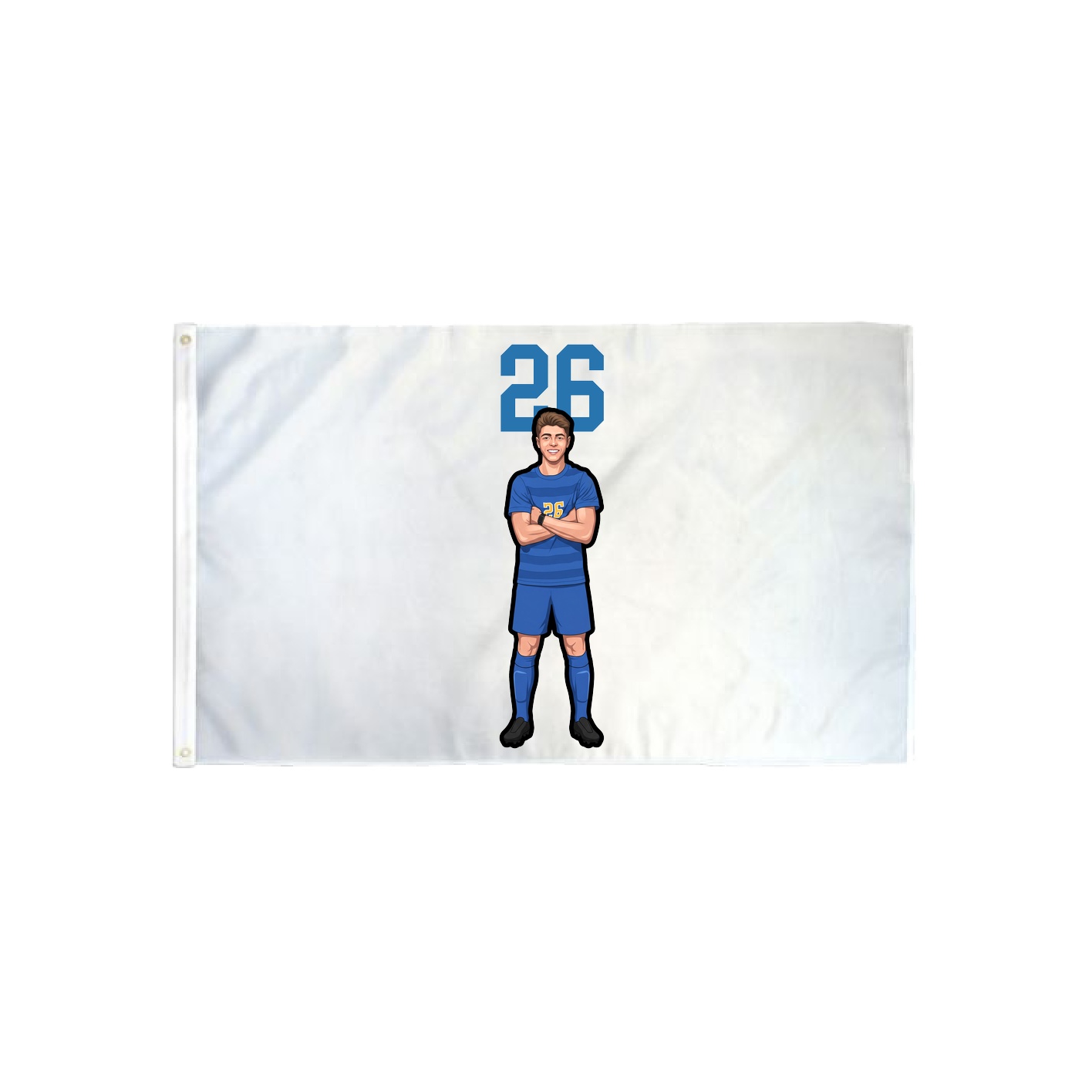 3x5 Flag — Number Top in Classic