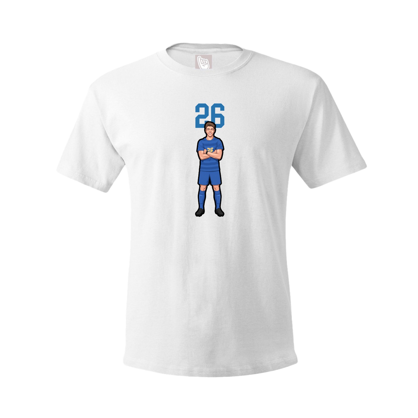 Tee — Number Top in White