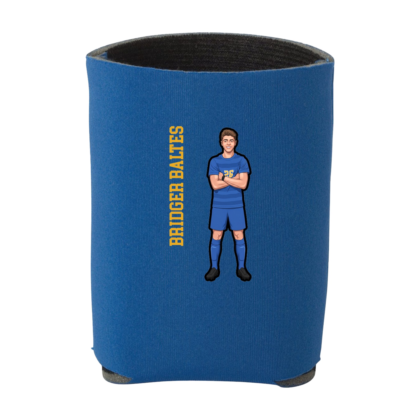 Can Holder — Name Vertical in Royal