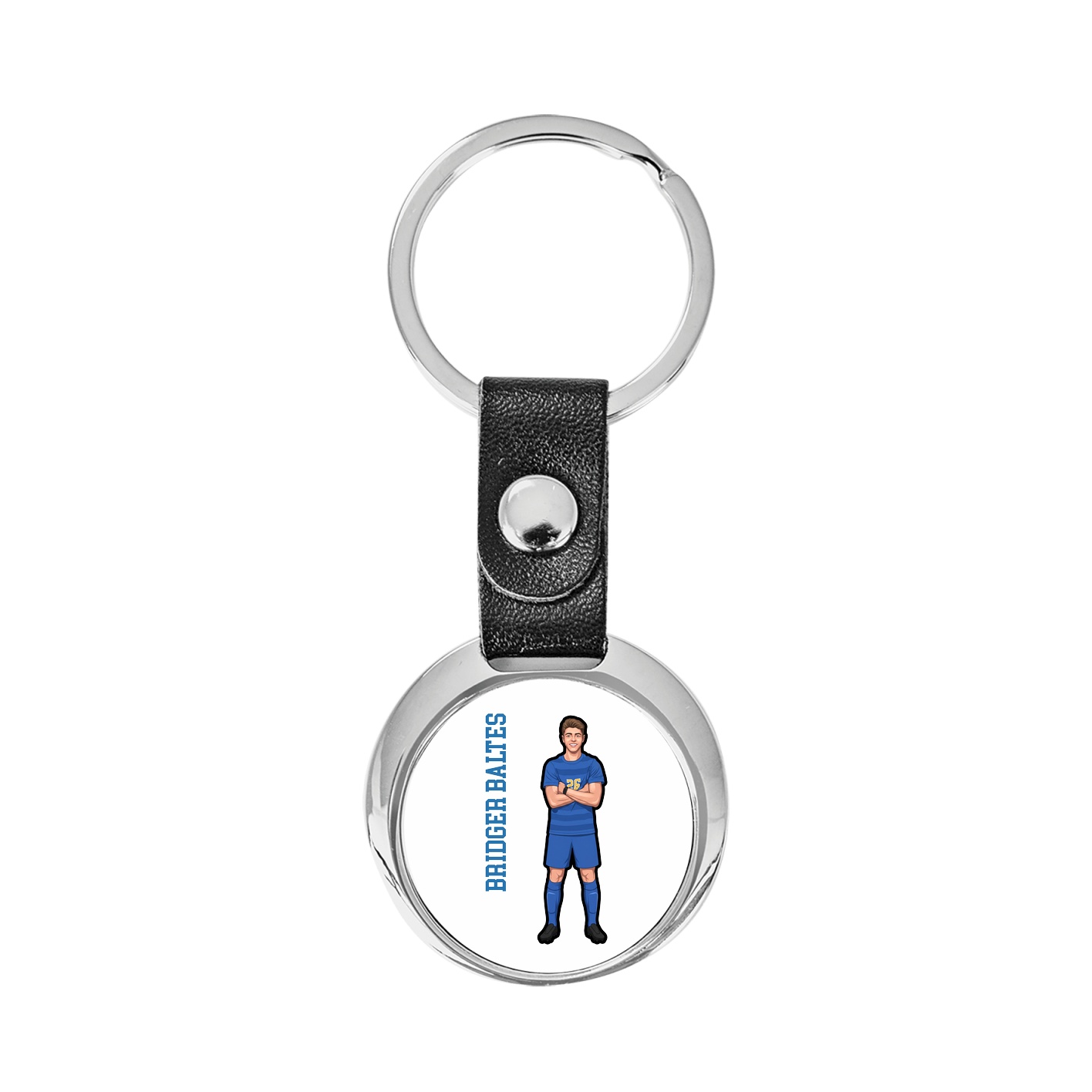 Key Chain — Name Vertical in Classic