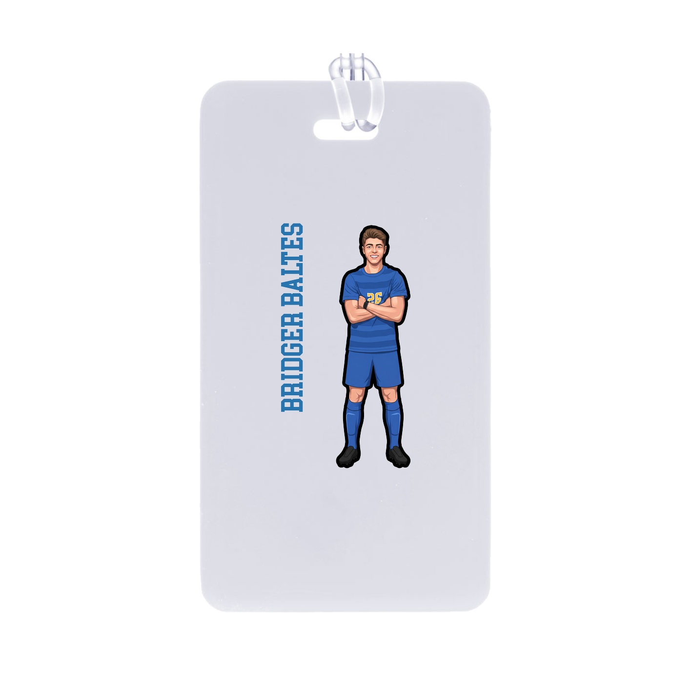 Bag Tag — Name Vertical in Classic