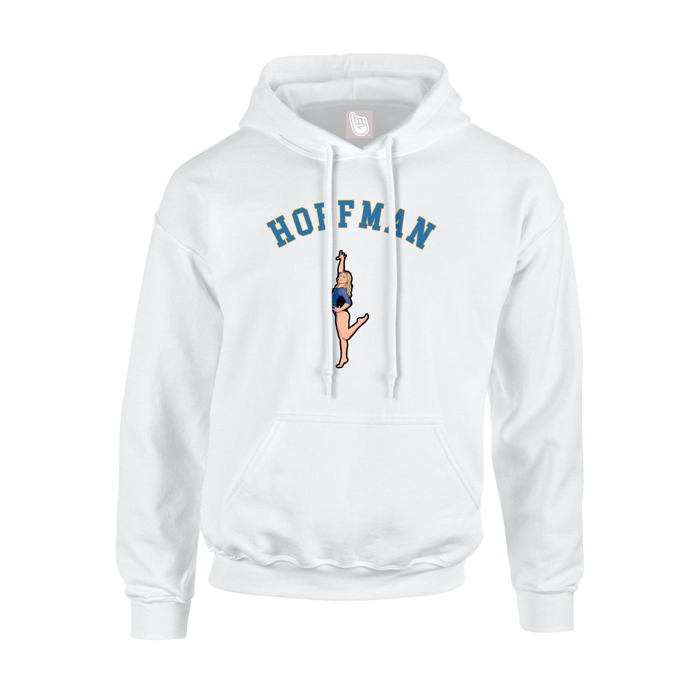 Youth Hoodie — Shirsey Arch in White