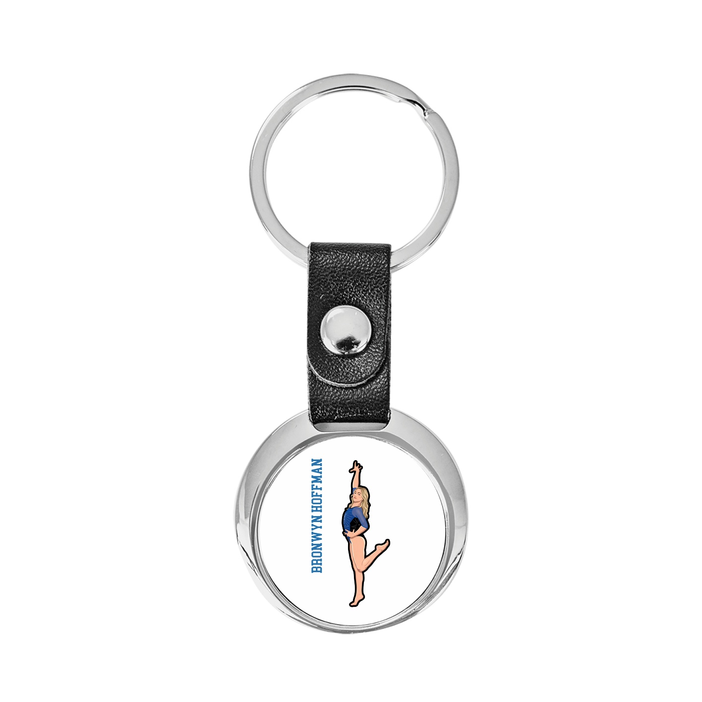 Key Chain — Name Vertical in Classic