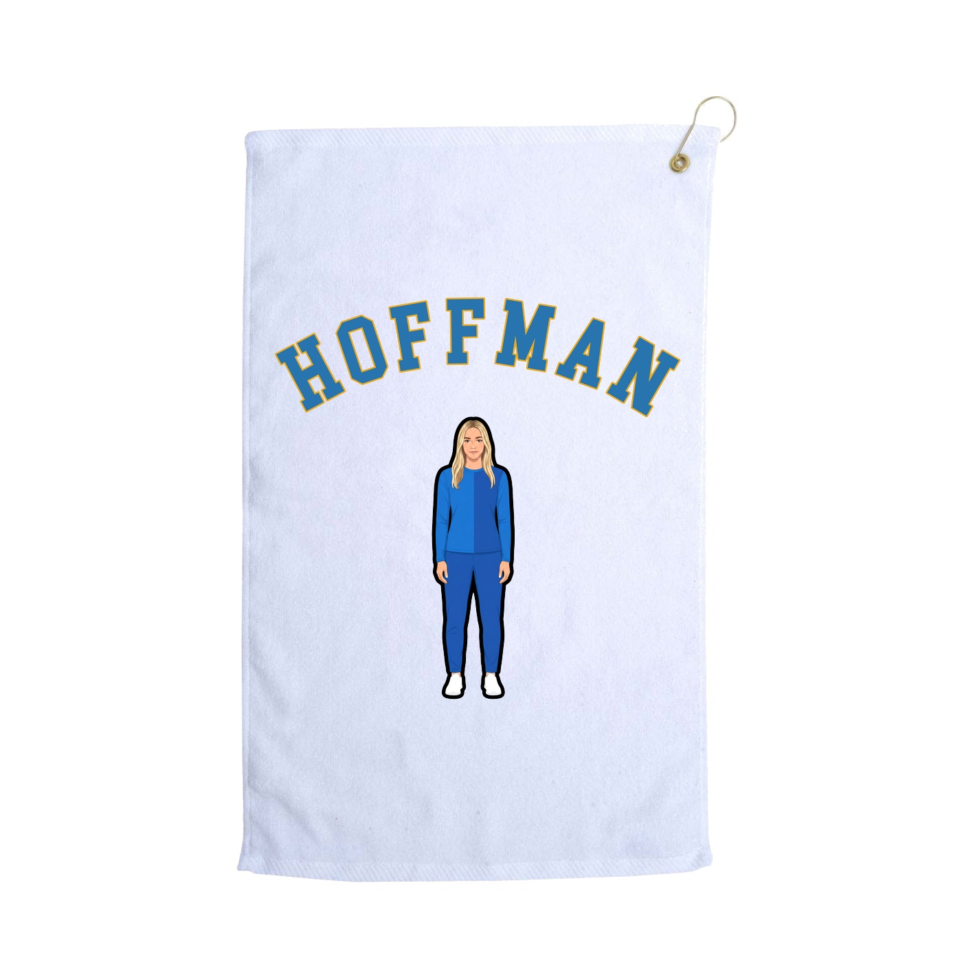 Golf Towel — Shirsey Arch in White